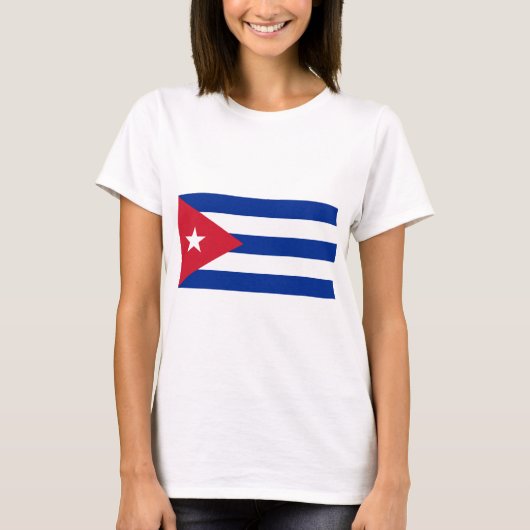 Flagge Kubas T-Shirt (Vorderseite)