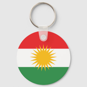 Flagge Kurdistans (Alay Kurdistan oder Alaya Rengî Schlüsselanhänger