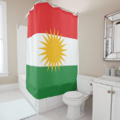Flagge Kurdistans Duschvorhang (Beispiel)