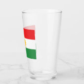 Flagge Kurdistans Glas (Links)