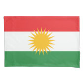 Flagge Kurdistans Kissenbezug (Vorderseite)