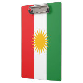 Flagge Kurdistans Klemmbrett (Links)
