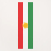 Flagge Kurdistans (Kurdisch) Yogamatte (Vorderseite)
