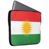 Flagge Kurdistans Laptopschutzhülle (Vorne Rechts)