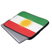 Flagge Kurdistans Laptopschutzhülle (Vorne Knopf)