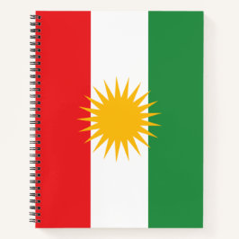 Flagge Kurdistans Notizblock