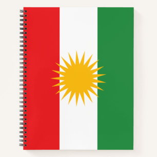 Flagge Kurdistans Notizblock