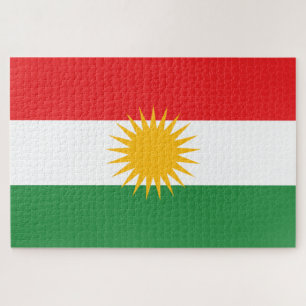 Flagge Kurdistans Puzzle