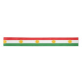 Flagge Kurdistans Satinband (Vorderseite)