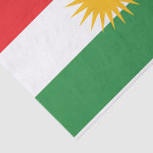 Flagge Kurdistans Seidenpapier (Ausschnitt)