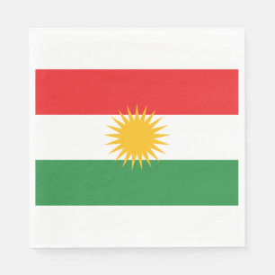 Flagge Kurdistans Serviette