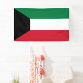 Flagge Kuwaits Banner (Insitu)