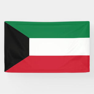 Flagge Kuwaits Banner