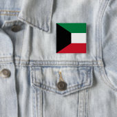 Flagge Kuwaits Button (Beispiel)