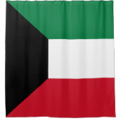 Flagge Kuwaits Duschvorhang (Vorderseite)