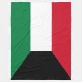 Flagge Kuwaits Fleecedecke (Vorderseite)