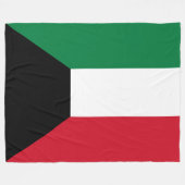 Flagge Kuwaits Fleecedecke (Vorderseite (Horizontal))