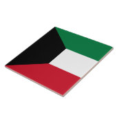 Flagge Kuwaits Fliese (Seite)