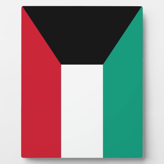 Flagge Kuwaits Fotoplatte (Vorderseite)