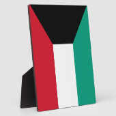 Flagge Kuwaits Fotoplatte (Seite)