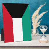 Flagge Kuwaits Fotoplatte (Seite)