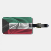Flagge Kuwaits Gepäckanhänger (Rückseite horizontal)