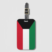 Flagge Kuwaits Gepäckanhänger (Vorderseite Vertikal)