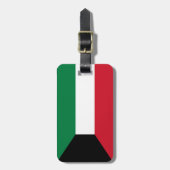 Flagge Kuwaits Gepäckanhänger (Vorderseite vertikal)