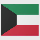Flagge Kuwaits Geschenkpapier (Flach)