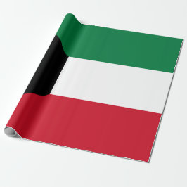 Flagge Kuwaits Geschenkpapier