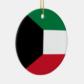 Flagge Kuwaits Keramik Ornament (Rechts)