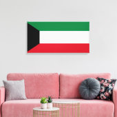 Flagge Kuwaits Leinwanddruck (Insitu (Wohnzimmer))