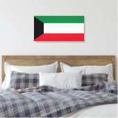 Flagge Kuwaits Leinwanddruck (Insitu (Schlafzimmer))