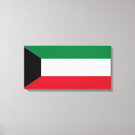 Flagge Kuwaits Leinwanddruck