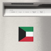 Flagge Kuwaits Magnet (In Situ (Geschirrspüler))