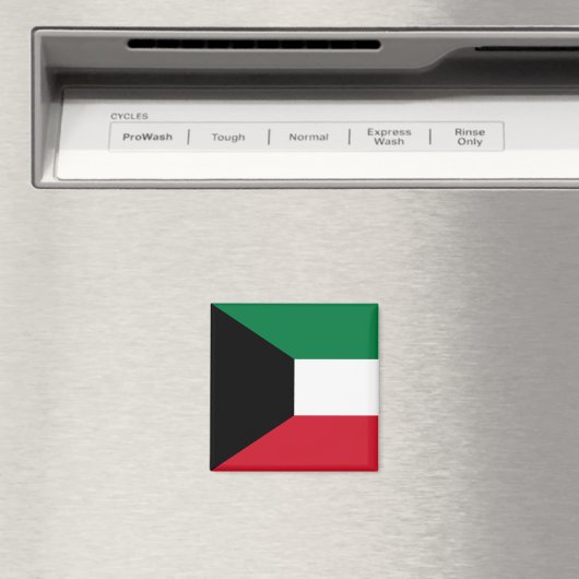 Flagge Kuwaits Magnet (In Situ (Geschirrspüler))