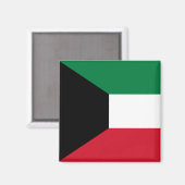 Flagge Kuwaits Magnet (Vorderseite/Rückseite)