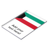 Flagge Kuwaits Notizblock (Linke Seite)