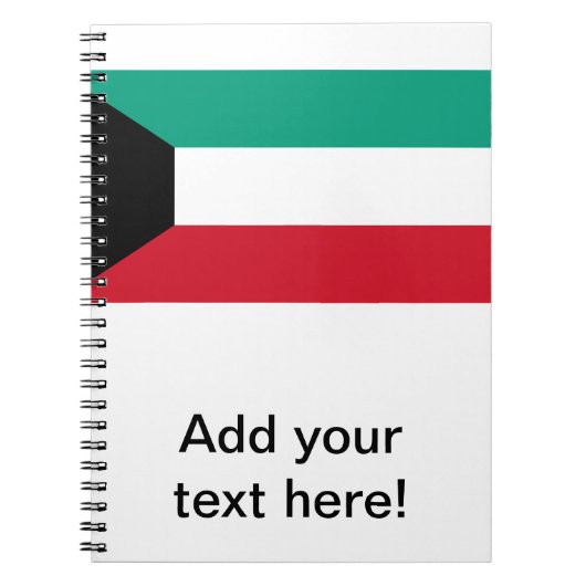Flagge Kuwaits Notizblock (Vorderseite)
