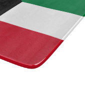 Flagge Kuwaits Schneidebrett (Ecke)