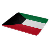 Flagge Kuwaits Schneidebrett (Ecke)