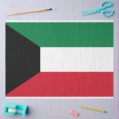 Flagge Kuwaits Seidenpapier (Basteln)