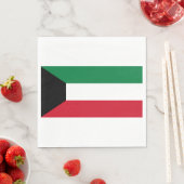 Flagge Kuwaits Serviette (Beispiel)