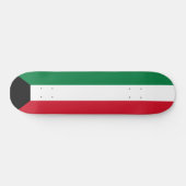 Flagge Kuwaits Skateboard (Horizontal)