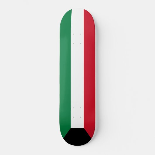Flagge Kuwaits Skateboard (Vorderseite)