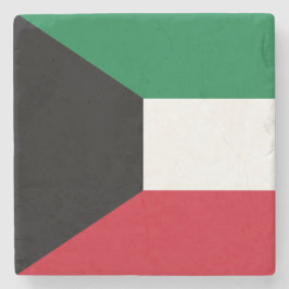 Flagge Kuwaits Steinuntersetzer