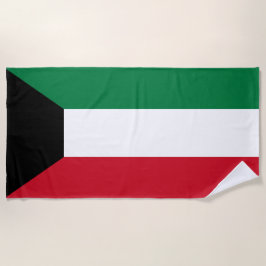 Flagge Kuwaits Strandtuch