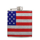 Flagge-Leder Flachmann (Vorderseite)