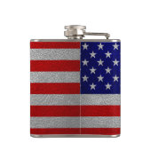 Flagge-Leder Flachmann (Rückseite)