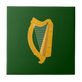 Flagge Leinsters (Irland) Fliese (Vorderseite)
